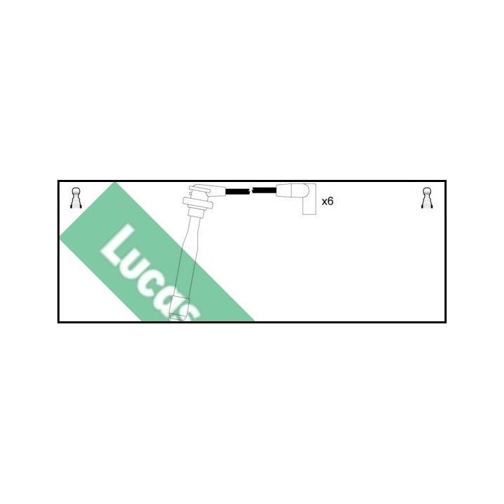 Uždegimo laido komplektas LUCAS LUC7372