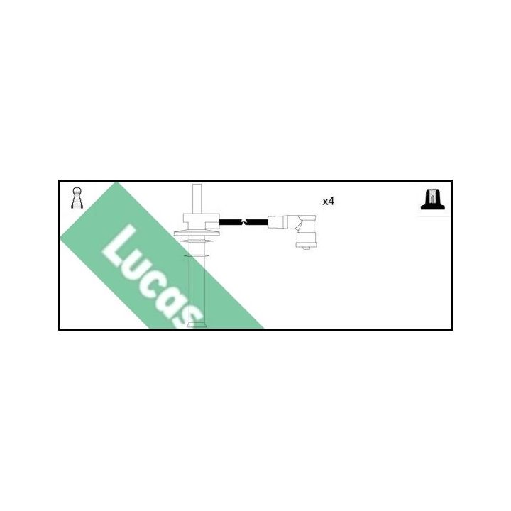 Uždegimo laido komplektas LUCAS LUC7373