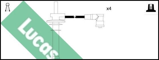 Uždegimo laido komplektas LUCAS LUC7373