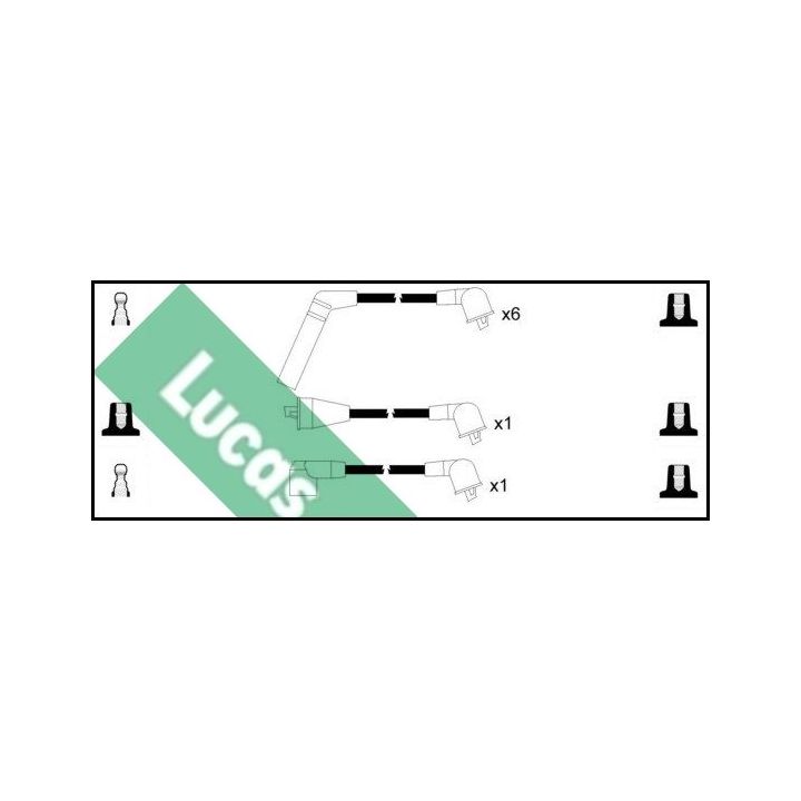 Uždegimo laido komplektas LUCAS LUC7451