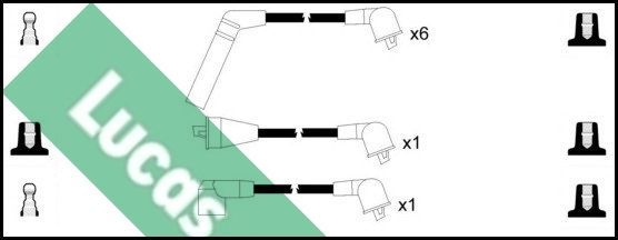 Uždegimo laido komplektas LUCAS LUC7451