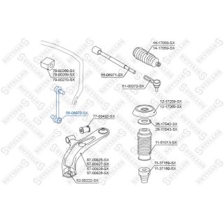 šarnyro stabilizatorius STELLOX 56-06970-SX