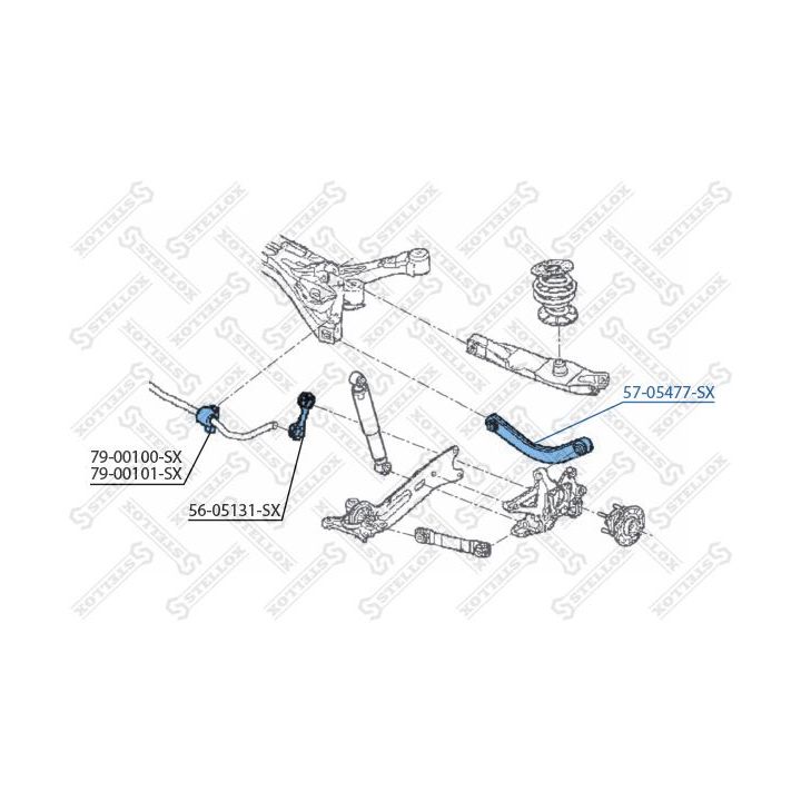 šarnyras, rato pakaba STELLOX 57-05477-SX
