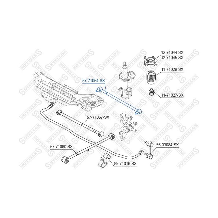 šarnyras, rato pakaba STELLOX 57-71054-SX
