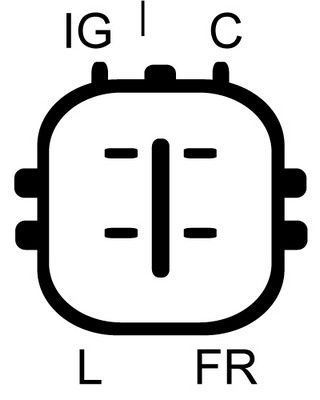 Kintamosios srovės generatorius DRI 2141741202