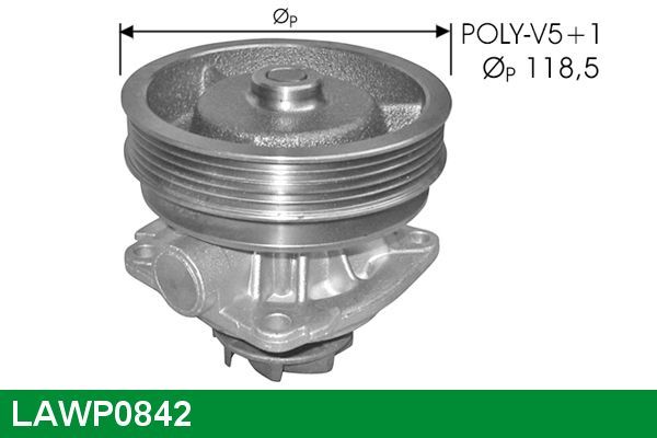 Vandens siurblys, variklio aušinimas LUCAS LAWP0842