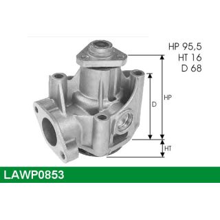 Vandens siurblys, variklio aušinimas LUCAS LAWP0853