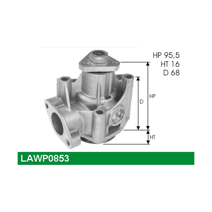 Vandens siurblys, variklio aušinimas LUCAS LAWP0853