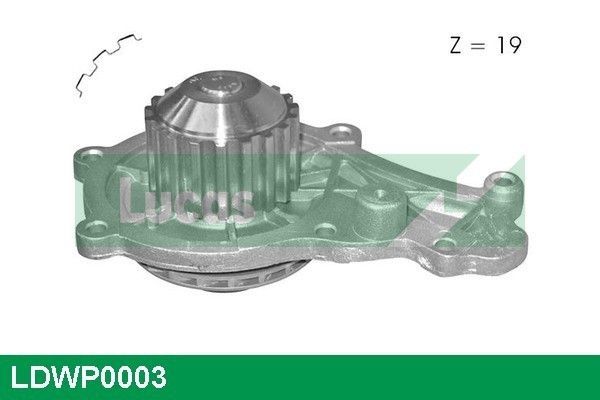 Vandens siurblys, variklio aušinimas LUCAS LDWP0003