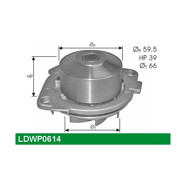 Vandens siurblys, variklio aušinimas LUCAS LDWP0614