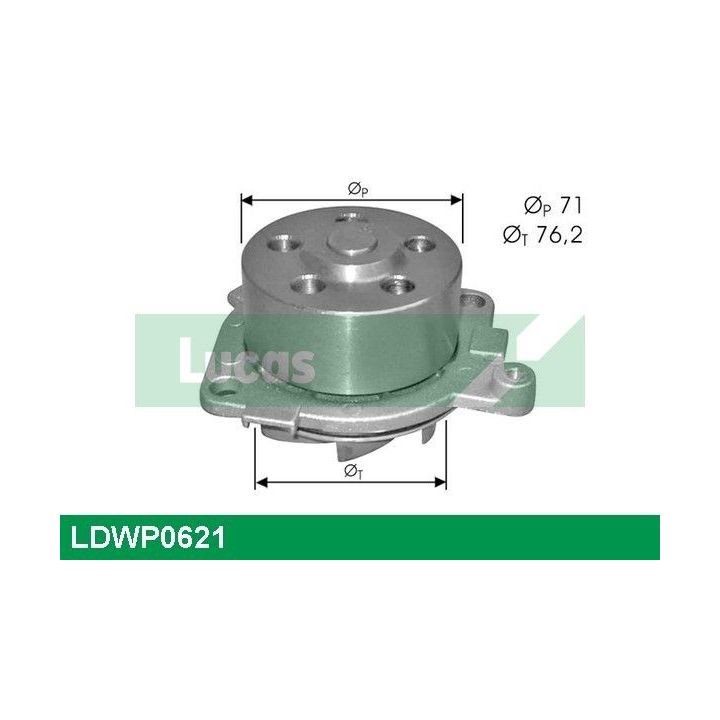 Vandens siurblys, variklio aušinimas LUCAS LDWP0621