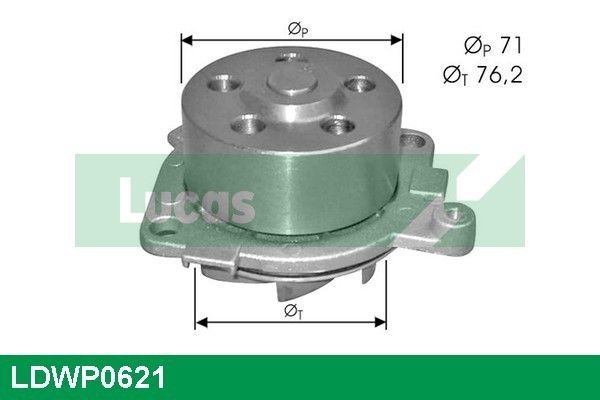 Vandens siurblys, variklio aušinimas LUCAS LDWP0621