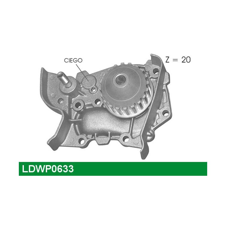 Vandens siurblys, variklio aušinimas LUCAS LDWP0633