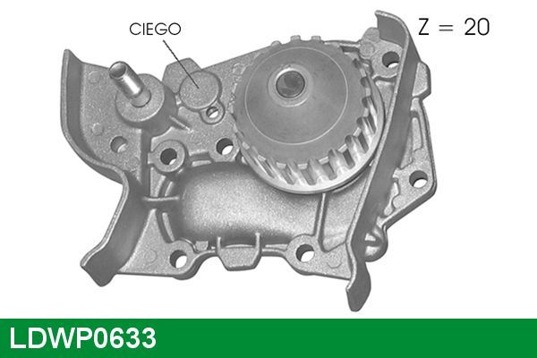 Vandens siurblys, variklio aušinimas LUCAS LDWP0633