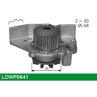 Vandens siurblys, variklio aušinimas LUCAS LDWP0641