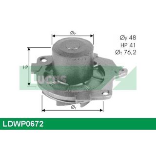 Vandens siurblys, variklio aušinimas LUCAS LDWP0672