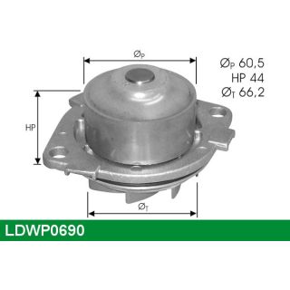 Vandens siurblys, variklio aušinimas LUCAS LDWP0690