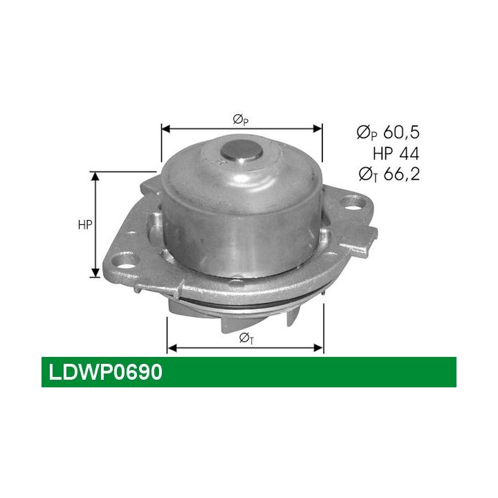 Vandens siurblys, variklio aušinimas LUCAS LDWP0690