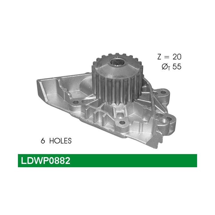 Vandens siurblys, variklio aušinimas LUCAS LDWP0882
