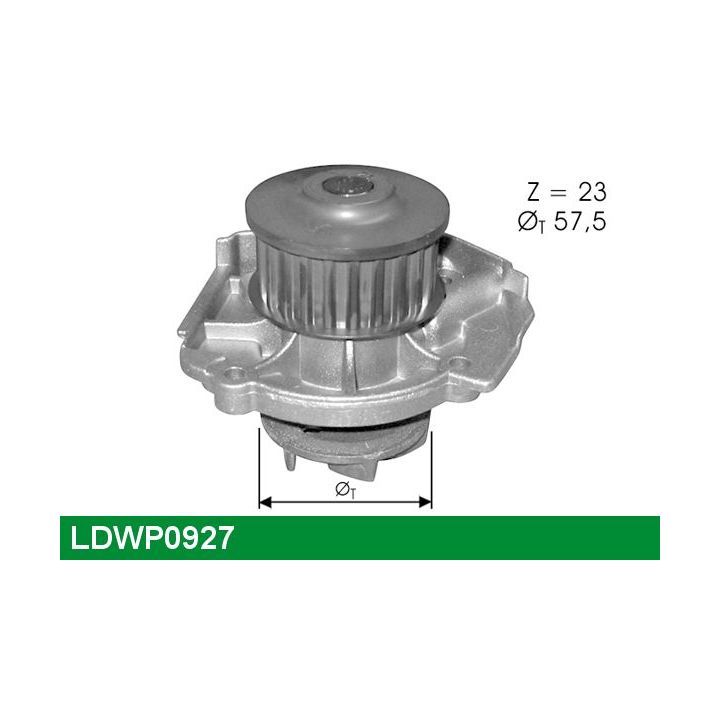 Vandens siurblys, variklio aušinimas LUCAS LDWP0927