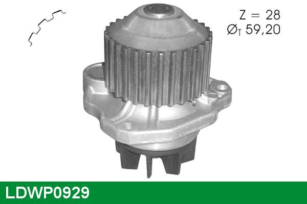 Vandens siurblys, variklio aušinimas LUCAS LDWP0929