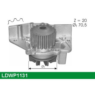 Vandens siurblys, variklio aušinimas LUCAS LDWP1131