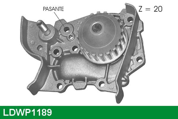 Vandens siurblys, variklio aušinimas LUCAS LDWP1189