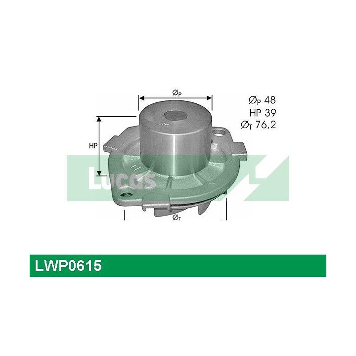 Vandens siurblys, variklio aušinimas LUCAS LWP0615