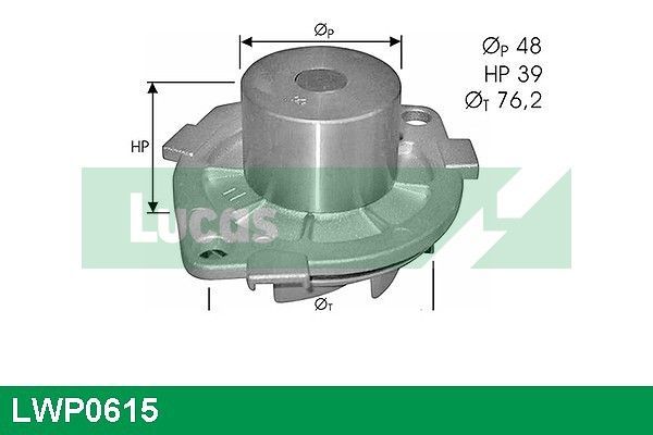 Vandens siurblys, variklio aušinimas LUCAS LWP0615