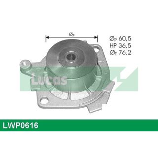 Vandens siurblys, variklio aušinimas LUCAS LWP0616
