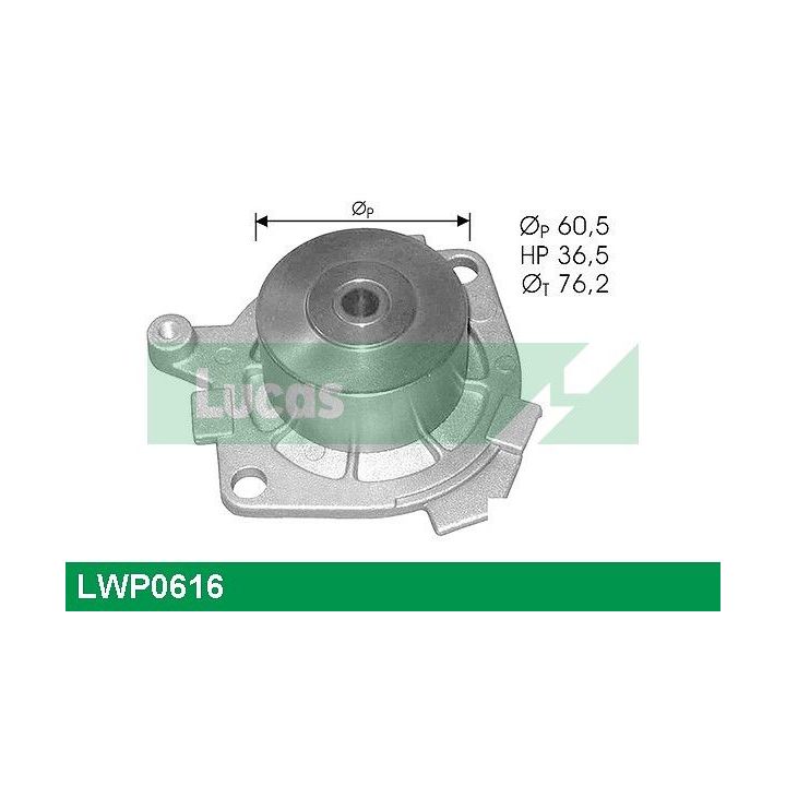 Vandens siurblys, variklio aušinimas LUCAS LWP0616