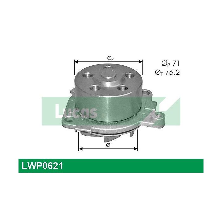 Vandens siurblys, variklio aušinimas LUCAS LWP0621