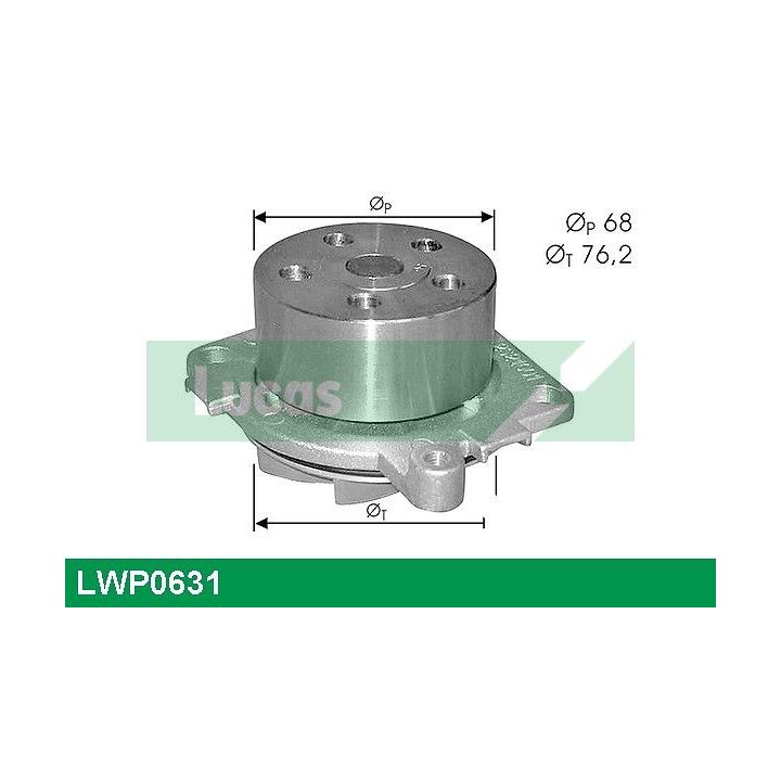 Vandens siurblys, variklio aušinimas LUCAS LWP0631