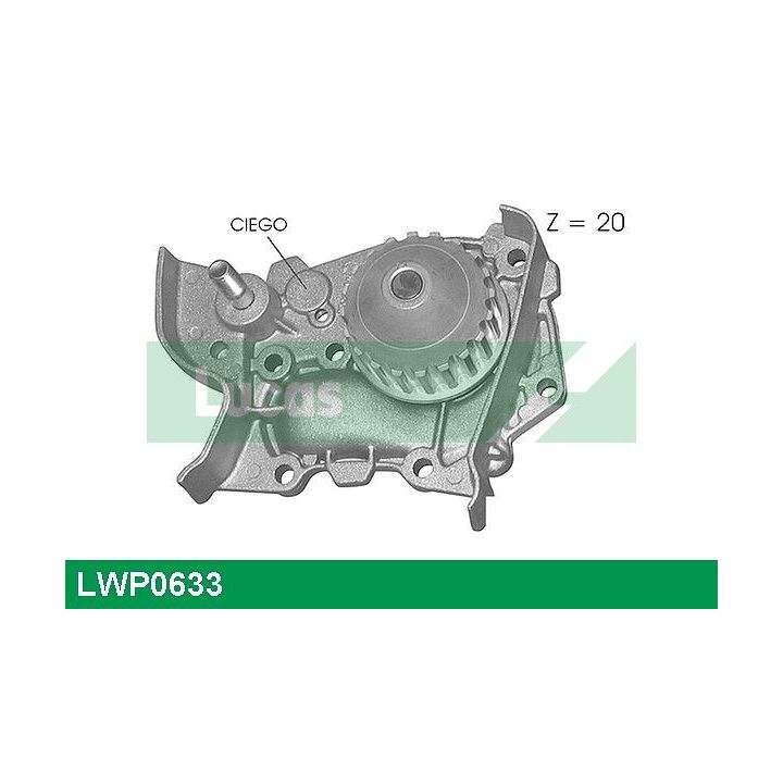 Vandens siurblys, variklio aušinimas LUCAS LWP0633