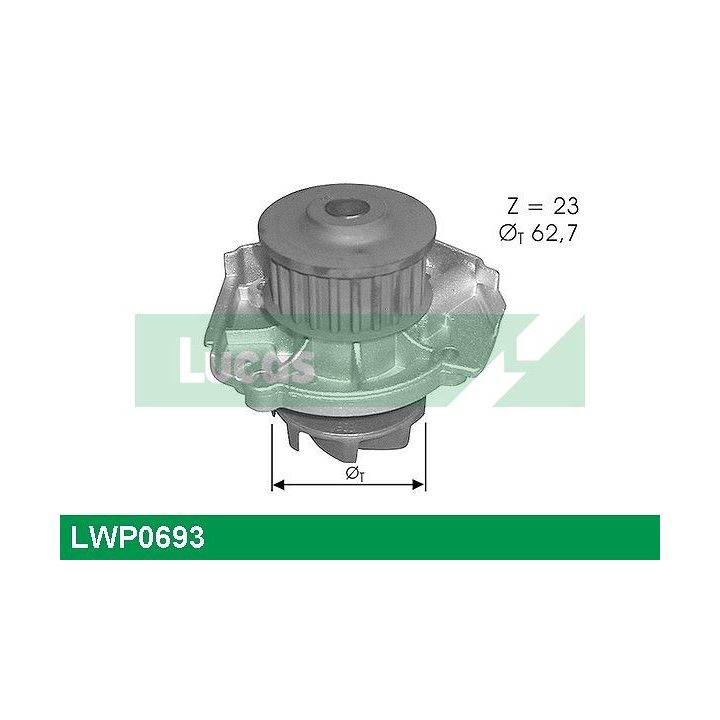 Vandens siurblys, variklio aušinimas LUCAS LWP0693