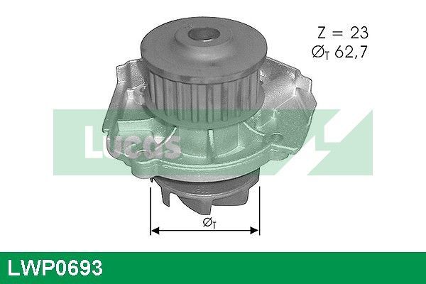 Vandens siurblys, variklio aušinimas LUCAS LWP0693