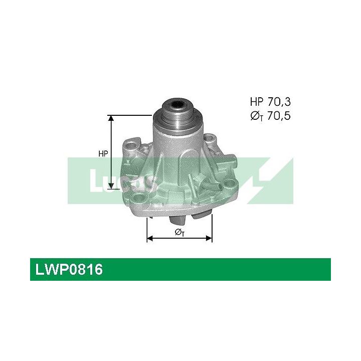 Vandens siurblys, variklio aušinimas LUCAS LWP0816