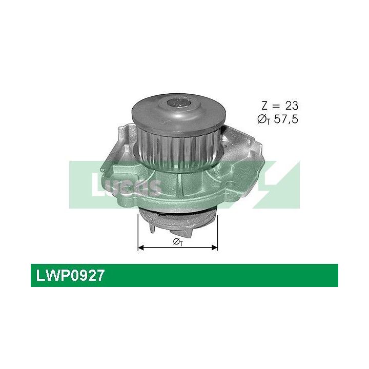 Vandens siurblys, variklio aušinimas LUCAS LWP0927