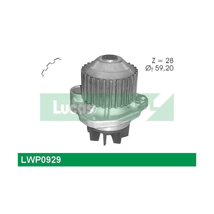 Vandens siurblys, variklio aušinimas LUCAS LWP0929