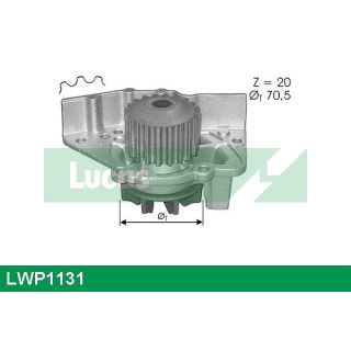 Vandens siurblys, variklio aušinimas LUCAS LWP1131