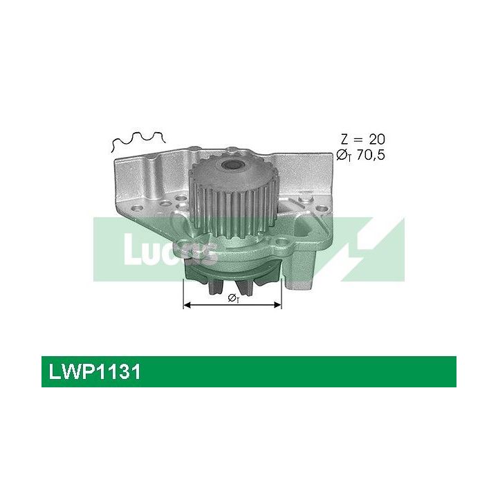Vandens siurblys, variklio aušinimas LUCAS LWP1131