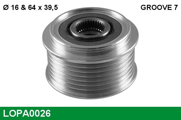 Laisvos eigos sankaba, kint. sr. generatorius LUCAS LOPA0026