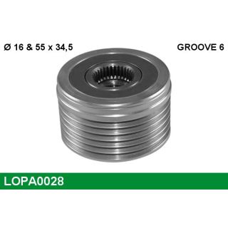 Laisvos eigos sankaba, kint. sr. generatorius LUCAS LOPA0028