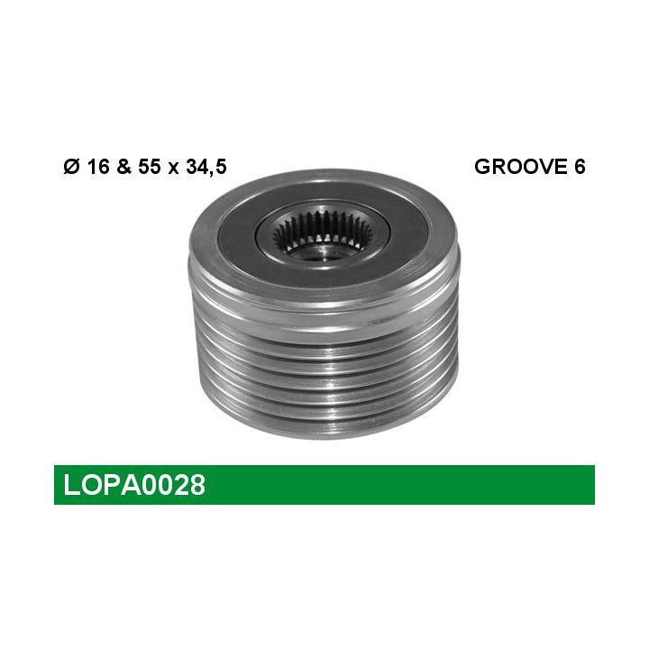 Laisvos eigos sankaba, kint. sr. generatorius LUCAS LOPA0028