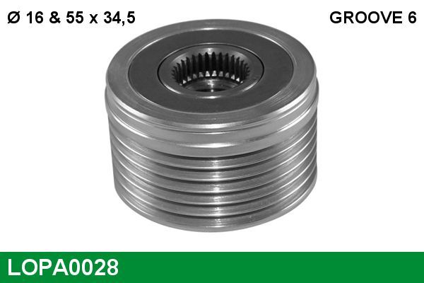 Laisvos eigos sankaba, kint. sr. generatorius LUCAS LOPA0028