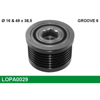 Laisvos eigos sankaba, kint. sr. generatorius LUCAS LOPA0029