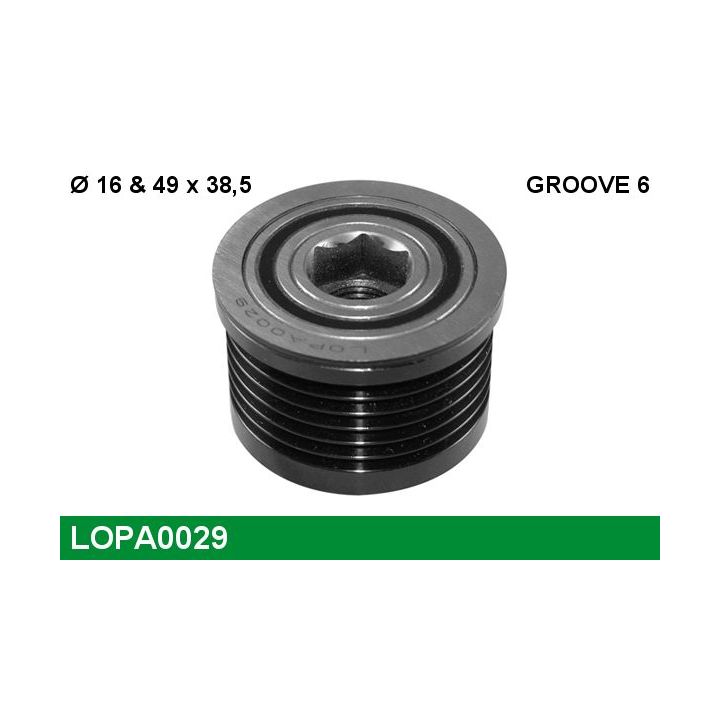 Laisvos eigos sankaba, kint. sr. generatorius LUCAS LOPA0029