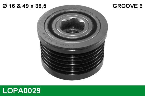 Laisvos eigos sankaba, kint. sr. generatorius LUCAS LOPA0029