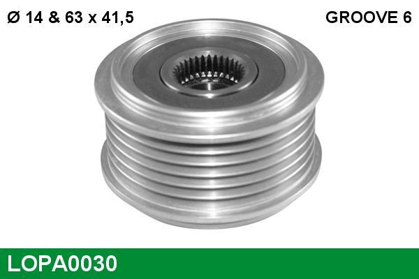 Laisvos eigos sankaba, kint. sr. generatorius LUCAS LOPA0030