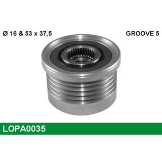 Laisvos eigos sankaba, kint. sr. generatorius LUCAS LOPA0035